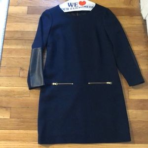 Jcrew navy shift dress
